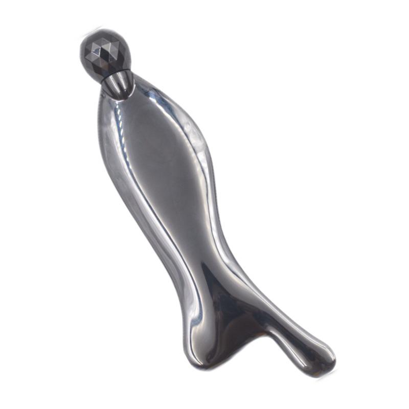 艾美莎莎（送A醇精華液）特大號 3D 高檔美容按摩器 刮板 兩款可挑 美容儀 按摩儀 按摩 夢蝸 小法拉刮痧板 金屬-細節圖2