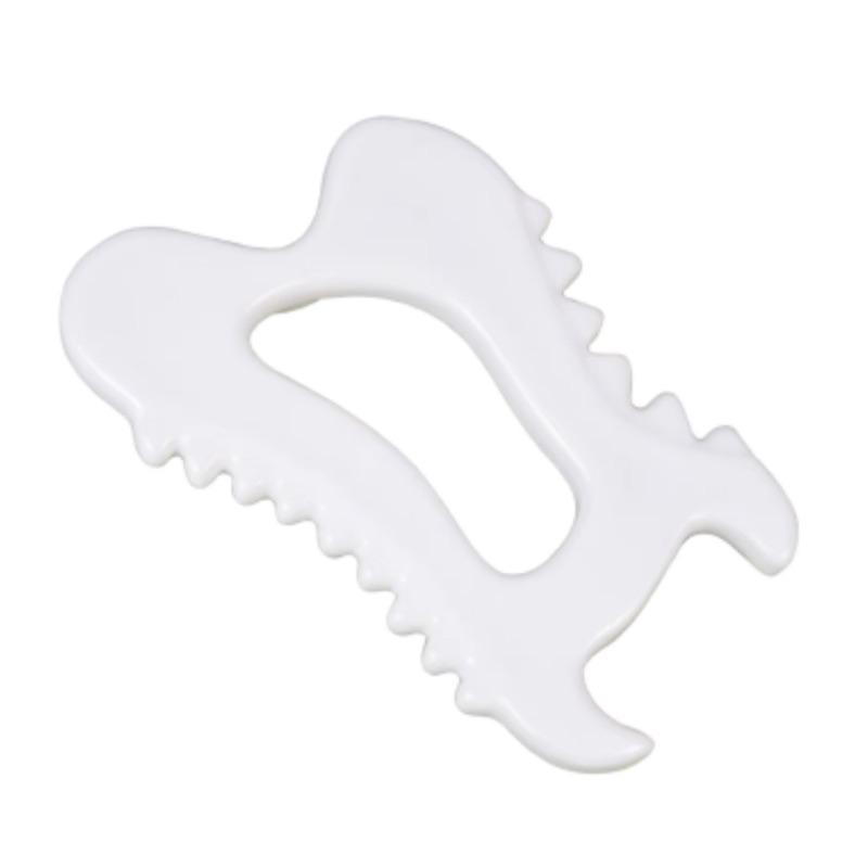 艾美莎莎💞現貨 送A醇精華液 韓國同款 精品陶瓷刮痧板 瘦臉神器 scraping刮痧板Ceramic Gua Sha-細節圖2