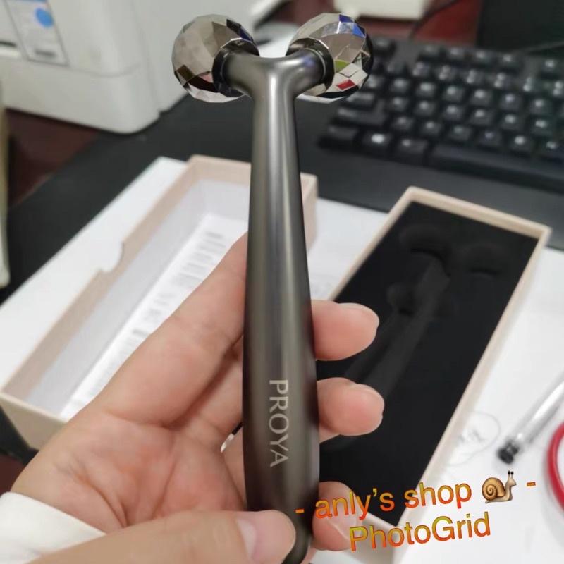 艾美莎莎（送A醇精華液）3D瘦臉儀 面部提拉 精華液導入儀 眼部臉部按摩器 珀萊雅 小法拉刮痧板 金屬刮痧板 按摩器-細節圖3