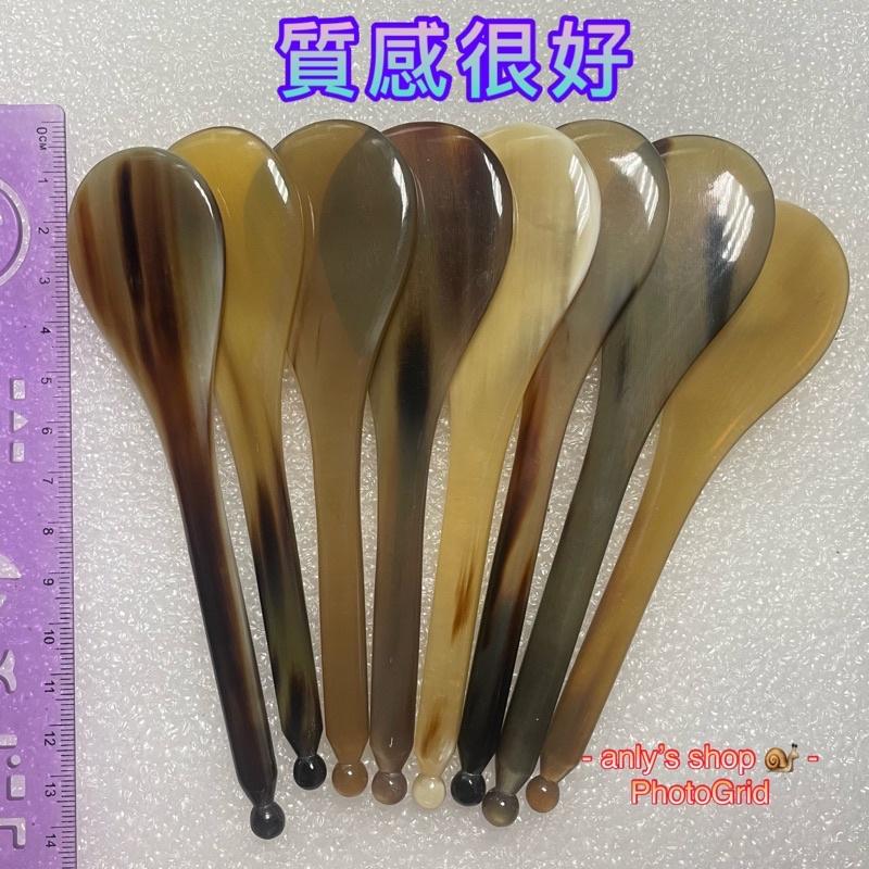 艾美莎莎（滿額送A醇精華液）精品特大號 牛角撥筋棒 牛角臉部 面部 眼睛刮痧板 頭療梳 臉刷面部按摩刷 撥筋棒 刮痧棒-細節圖2