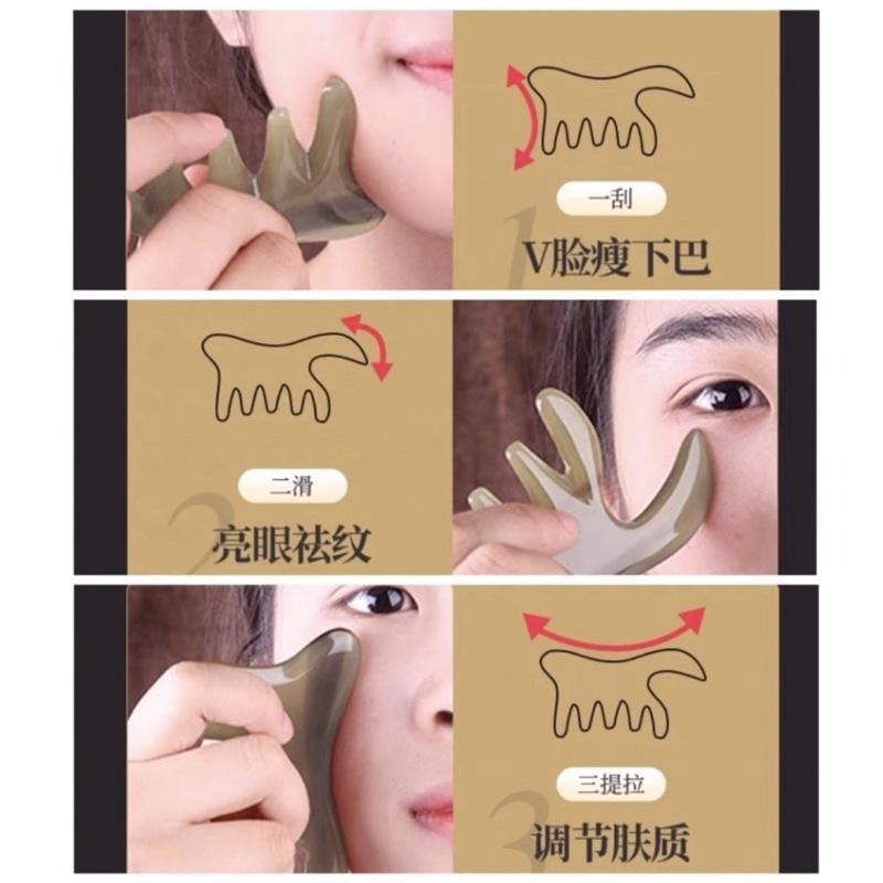 艾美莎莎💞精品特大號 牛角鳳尾梳 全身經絡按摩梳 經絡按摩板 經絡刮痧板 牛角按摩梳 刮痧按摩器 萬用梳 撥筋棒 牛角梳-細節圖7