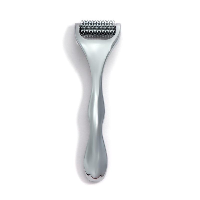 艾美莎莎💞台灣現貨 微針滾輪導入儀  刮痧按摩棒 滾珠刮痧按摩棒 臉部按摩 刮痧 瘦臉美容儀 頭皮滾珠按摩棒 按摩棒金屬-細節圖2