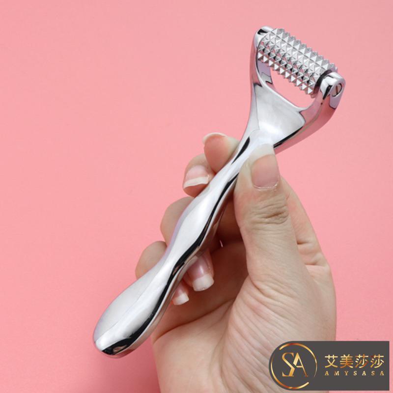 艾美莎莎（滿額送A醇精華液）3D瘦臉儀 面部提拉 精華液導入儀 眼部臉部按摩器 珀萊雅 小法拉刮痧板 金屬刮痧板 按摩器-細節圖9