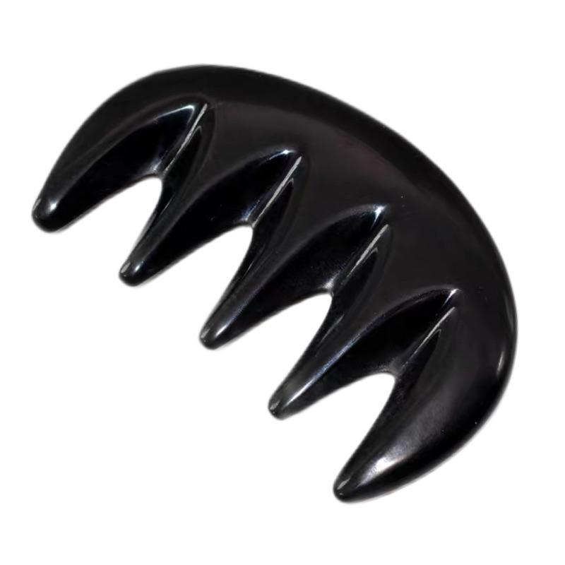 艾美莎莎💞天然牛角按摩器 牛角我齒梳 按摩刮痧板 牛角梳 眼睛臉部按摩 刮痧 牛角按摩板 穴道按摩 按摩器 刮痧按摩器-細節圖3