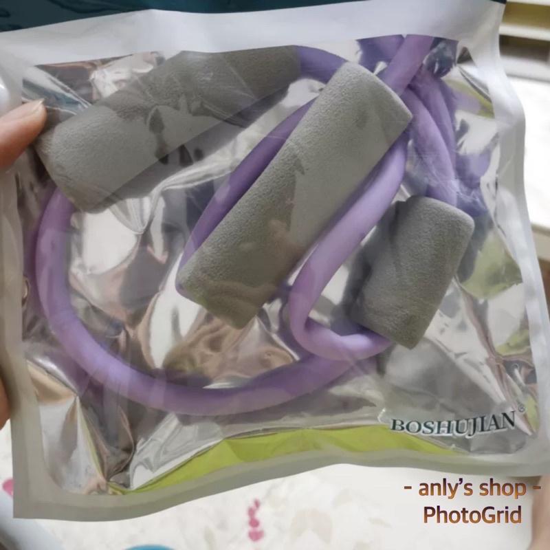 【艾美莎莎】現貨 加重磅數 瑜珈拉力繩 8字繩 擴胸拉力器 瑜伽彈力繩 健身器材 拉力訓練器 駝背開背神器 骨盆訓練器-細節圖8