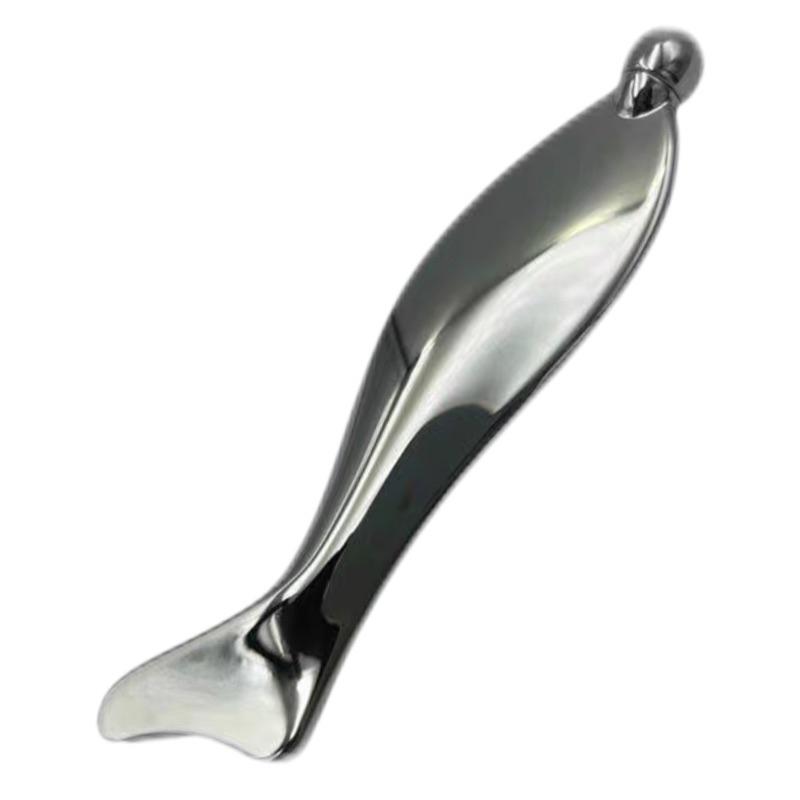 艾美莎莎（送A醇精華液）3D瘦臉儀 面部提拉 精華液導入儀 眼部臉部按摩器 珀萊雅 小法拉刮痧板 金屬刮痧板 按摩器-細節圖2