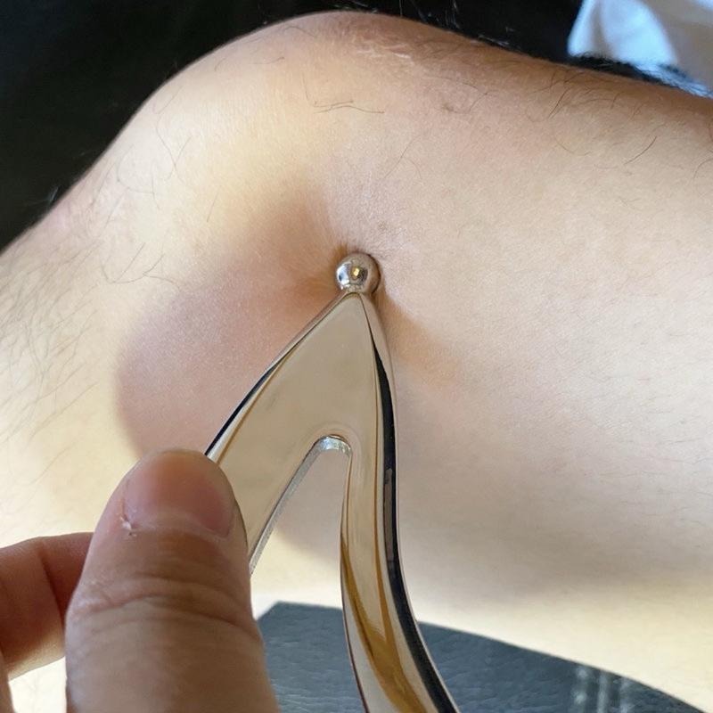 艾美莎莎💞現貨精品 304 葉子 魚形 不銹鋼筋膜刀 筋膜刀 推拿理療不銹鋼刮痧刀 刮痧按摩 筋膜 肌肉放鬆 筋骨放鬆-細節圖4