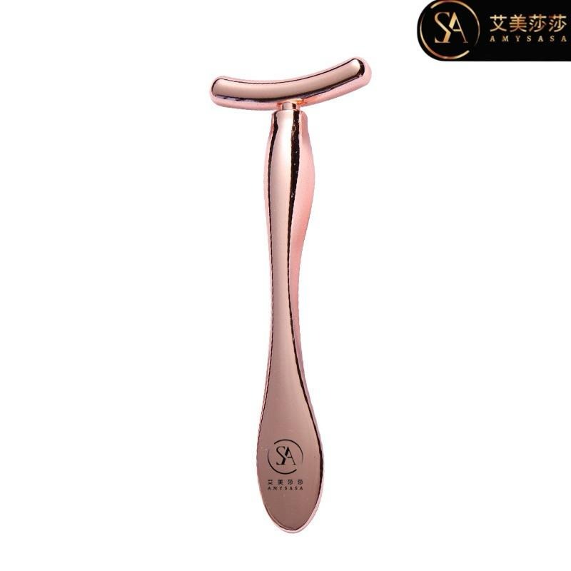 艾美莎莎💞現貨 眼霜按摩棒 穴道 按摩 刮痧 指壓 拉提 眼臉周面部提拉 刮痧器 刮痧按摩 撥筋棒 臉部按摩器 金屬-細節圖2