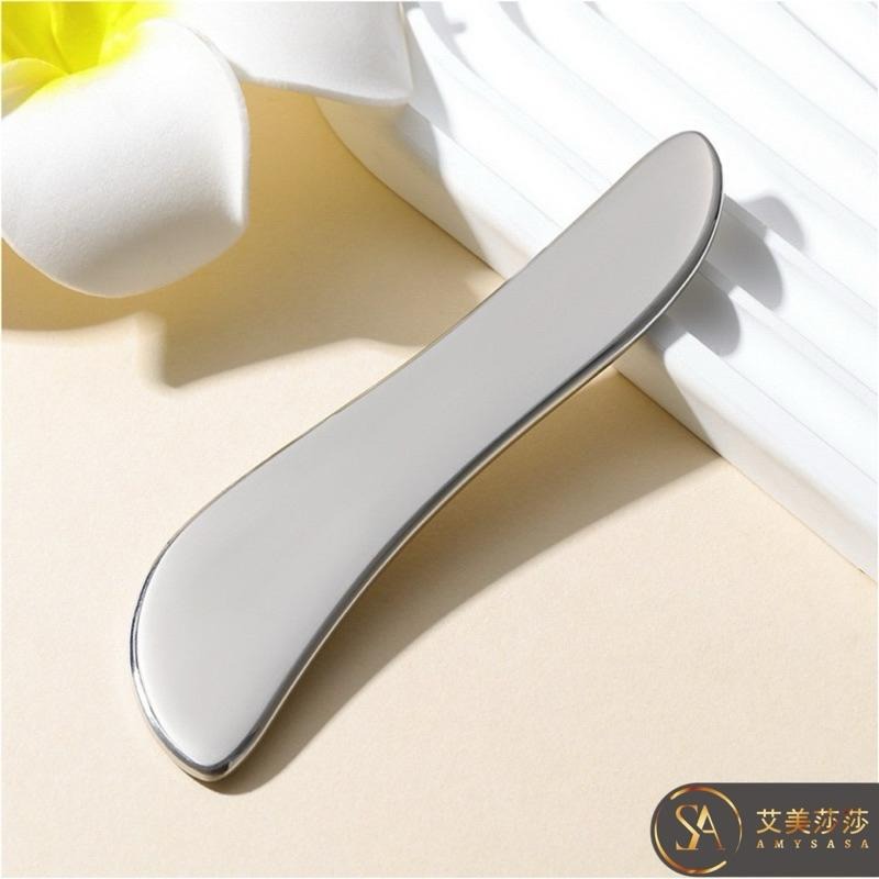 艾美莎莎💞現貨 316不鏽鋼筋膜刀 S形 筋膜按摩 按摩刀 筋膜刀 刮痧按摩 不銹鋼S型筋膜刀 不鏽鋼刮痧片 刮痧按摩-細節圖3