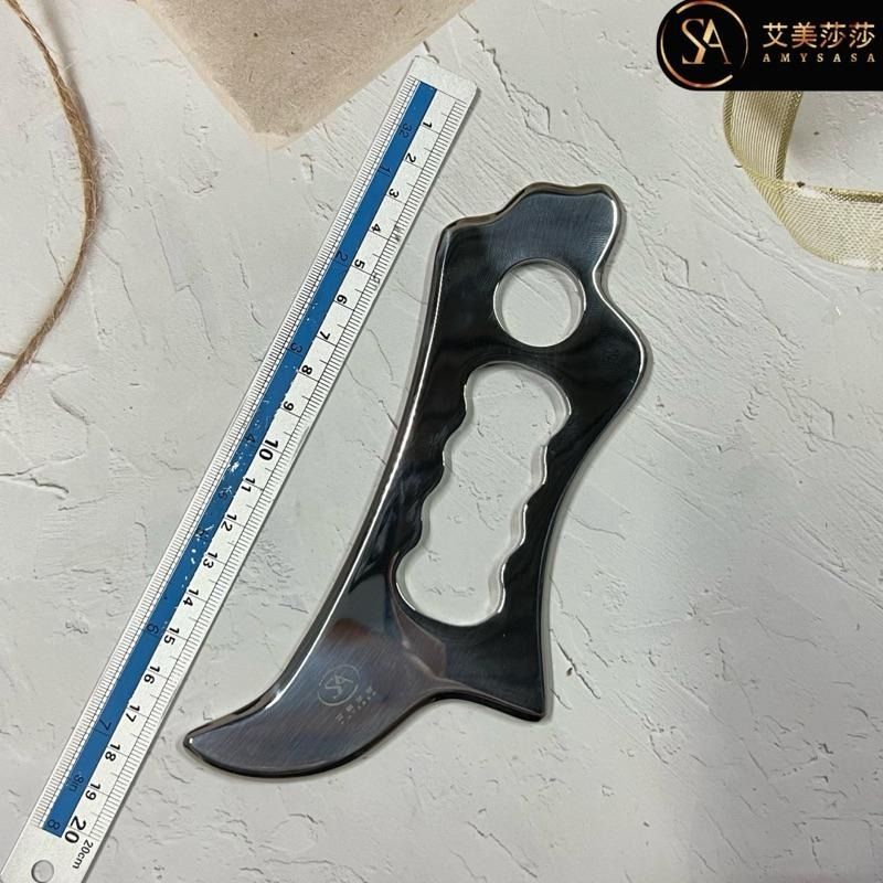 艾美莎莎💞精品 316 不銹鋼筋膜刀 筋膜刀 推拿理療不銹鋼刮痧刀 刮痧按摩 筋膜 筋骨肌肉健身放鬆 按摩刮痧工具-細節圖4