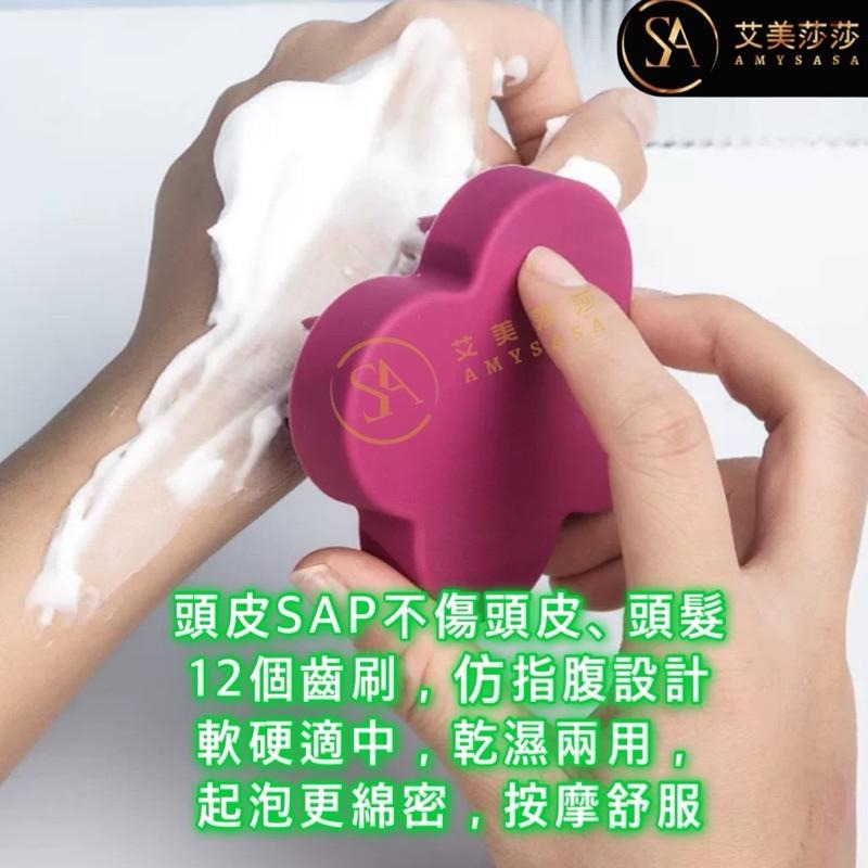 艾美莎莎💞現貨 高品質 舒活頭皮按摩刷 日式洗頭梳 洗髮梳 洗頭刷 按摩梳子 清潔頭皮 洗頭神器 日本uka 頭部按摩梳-細節圖8