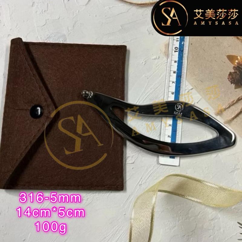 艾美莎莎💞現貨特價316筋膜刀 魚形 葉子 A形 鳥形 筋膜刀 不銹鋼筋膜刀 運動按摩師 按摩刀 刮痧按摩 肌肉放鬆-細節圖6