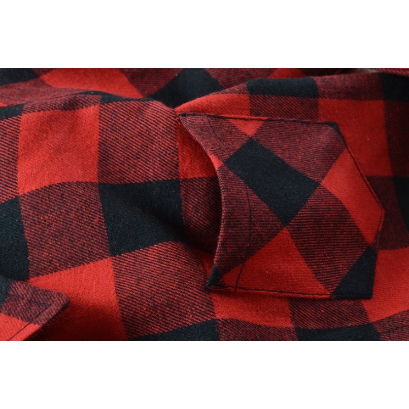 【台灣賣家24H出貨】經典格紋襯衫 男女童長袖襯衫 兒童長袖上衣 中大童衛衣 韓版休閒襯衫 襯衫式外套 棉質襯衫格子襯衫-細節圖6