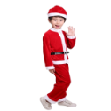 【台灣賣家24H出貨】聖誕節長袖連身裙 披肩套裝 聖誕裝表演服 小洋裝聖誕老人 聖誕裝長袖上衣長褲 男女寶聖誕裝-規格圖5