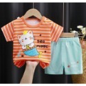 【台灣賣家24H出貨】兒童短袖套裝 寶寶家居服 夏季新款男童服裝 男女童T恤 兒童短袖短褲 男童短袖套裝 童裝 女童短袖-規格圖7