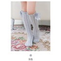 【台灣賣家24H出貨】新品 麻花長襪 韓版兒童長筒襪 網眼女童襪子 棉襪 蝴蝶結長襪 公主風長襪 網眼長襪-規格圖8