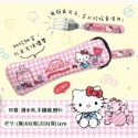 【台灣賣家24H出貨】正版 三麗鷗 Hello Kitty KT 潛水布不鏽鋼餐具組 叉子 湯匙 兒童餐具組-規格圖3