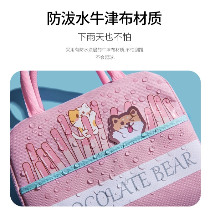 【台灣賣家24H出貨】超Q便當袋 卡通便當提袋 企鵝便當袋 保溫袋 便當袋 手提便當袋 飯盒袋 保溫保冷袋 學生便當袋-細節圖11