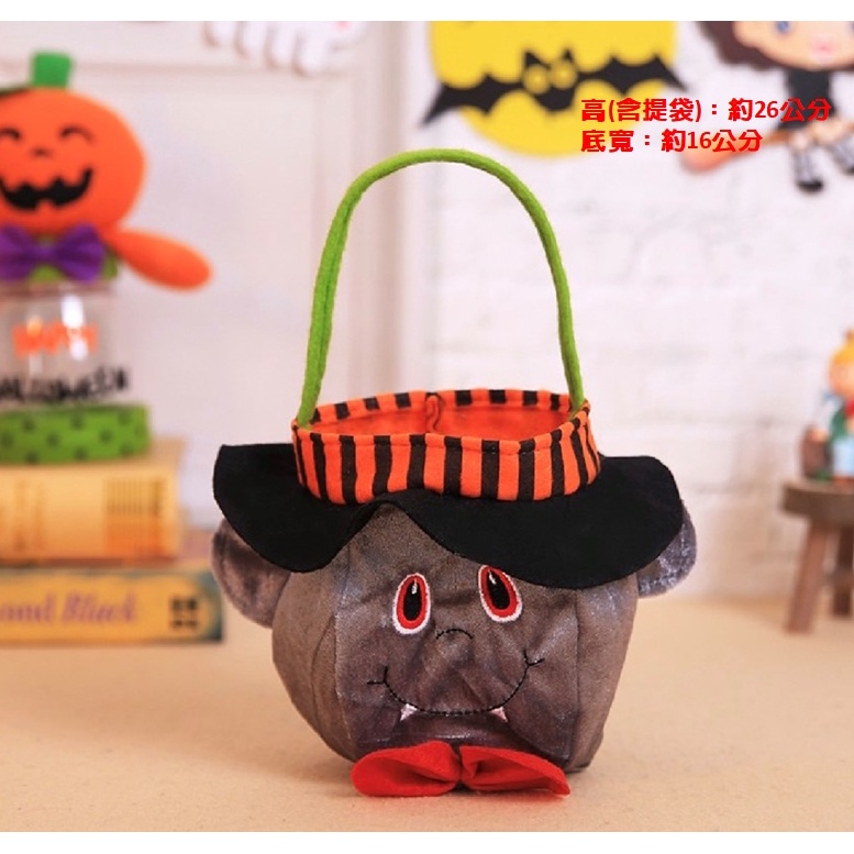 🍓小雨媽的童言童語🍓現貨~~萬聖節trick or treat 萬聖節糖果袋兒童手提袋禮物袋萬聖節道具配件幼兒園活動節慶-細節圖5