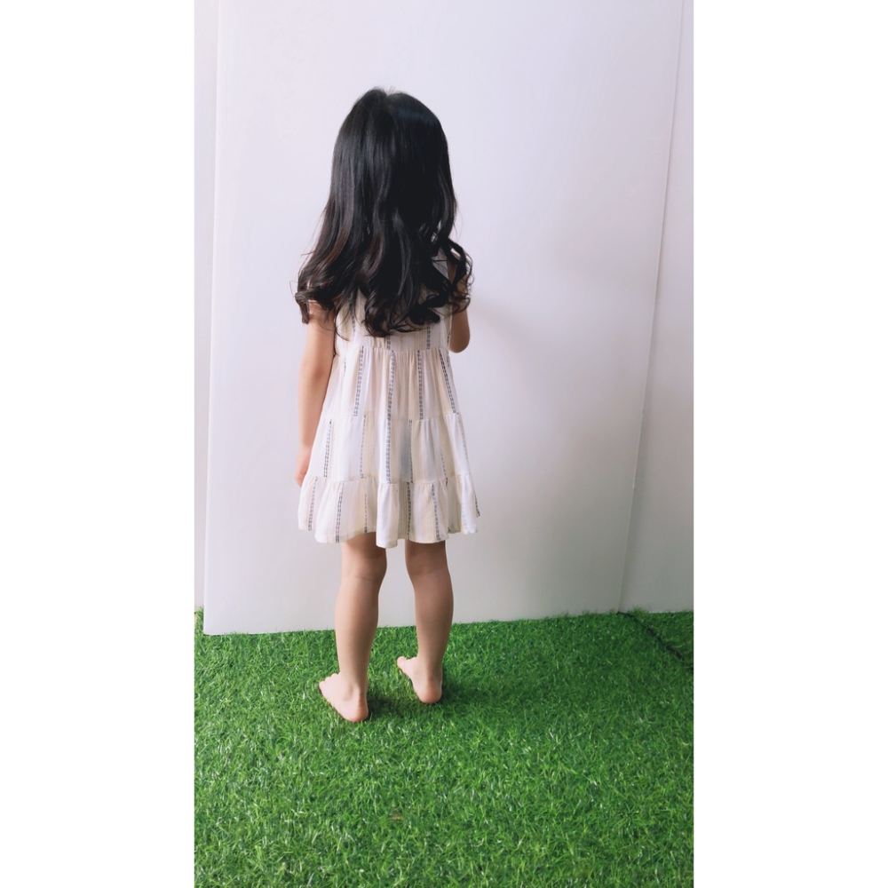 🍓小雨媽的童言童語🍓品牌童裝~現貨細肩帶洋裝中小童洋裝夏季洋裝連身裙細肩帶連身裙棉質連身裙女童洋裝幼童洋裝幼童連身裙-細節圖3