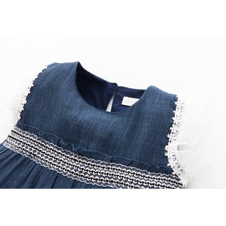 品牌童裝~現貨無袖蕾絲洋裝中小童洋裝夏季洋裝連身裙背心連身裙棉質連身裙女童洋裝女童連身裙幼童洋裝幼童連身裙-細節圖3