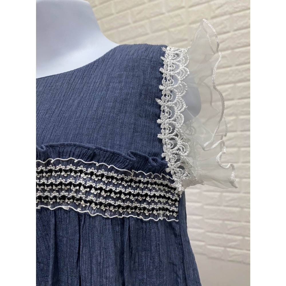 品牌童裝~現貨無袖蕾絲洋裝中小童洋裝夏季洋裝連身裙背心連身裙棉質連身裙女童洋裝女童連身裙幼童洋裝幼童連身裙-細節圖4