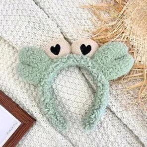 🍓小雨媽的童言童語🍓現貨2021網红卡通螃蟹髮箍女生洗臉束髮帶韓國可愛甜美仙女森系超仙髮卡箍立體造型髮箍-細節圖6