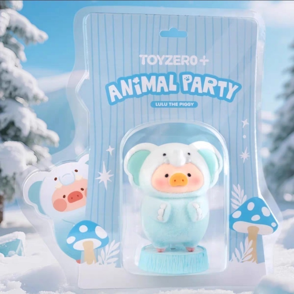 絕對正版 TOYZERO+ LuLu豬 罐頭豬🩷異色長頸鹿 雪山象 閃鱗鱷魚 孔雀 咖波 漢堡-細節圖5