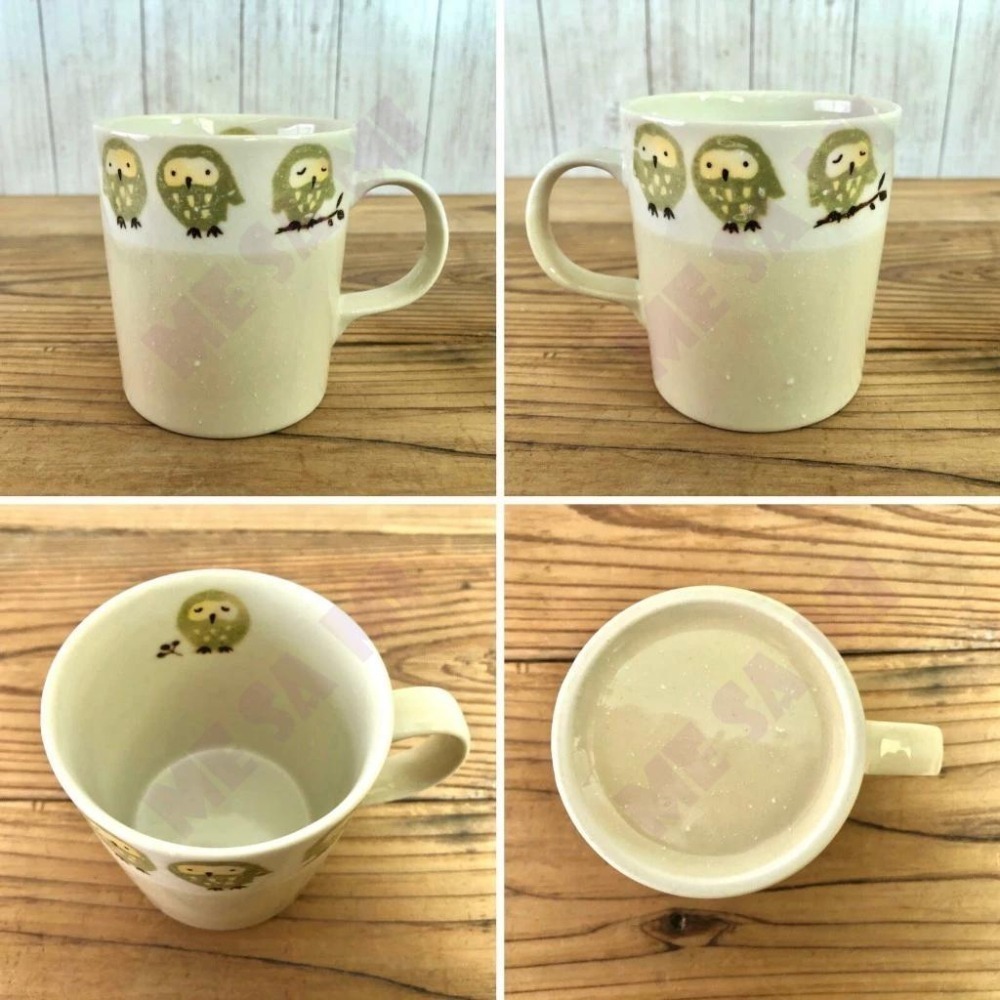 【日本製】 (美濃燒) 森林貓頭鷹系列- 馬克杯/茶杯/水杯/情侶對杯-細節圖3