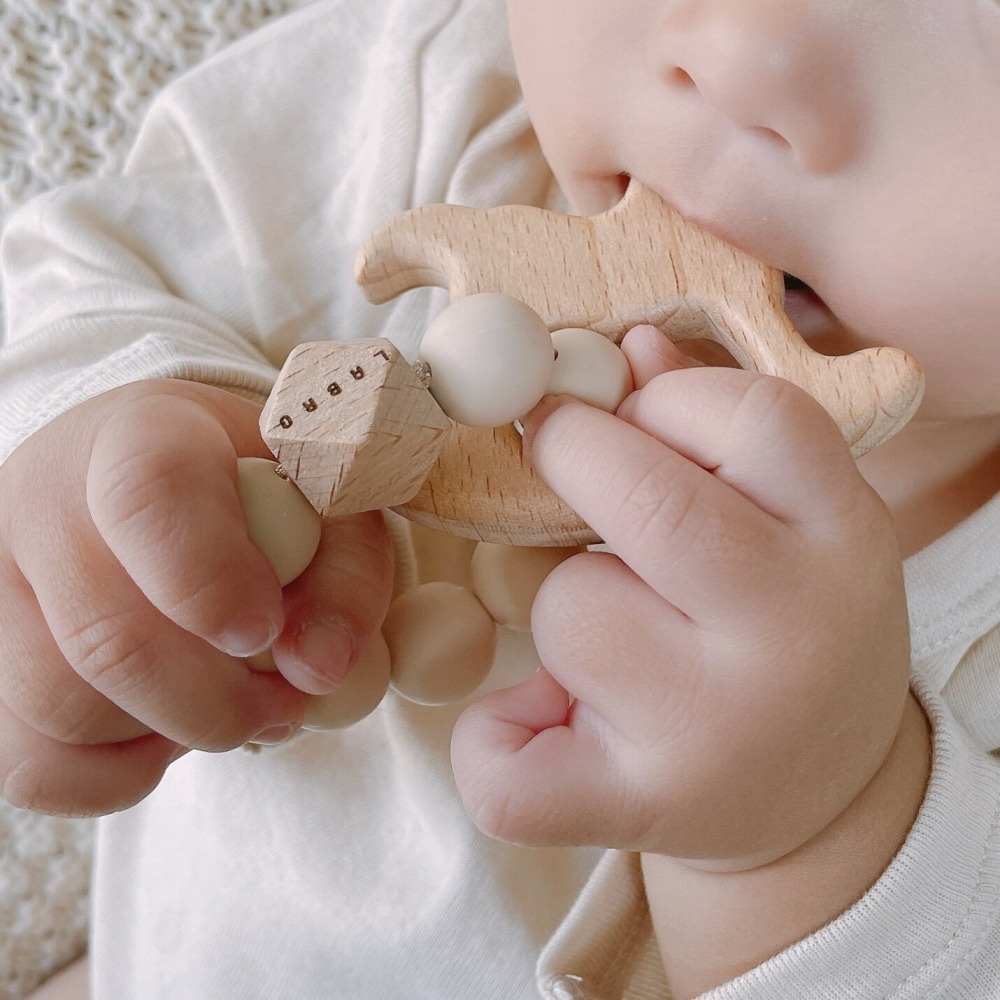 ▲預購▲【日本製】日本Labro 天然原木手工製作 嬰幼兒玩具 固齒器 - 木馬(原裝出貨)-細節圖2