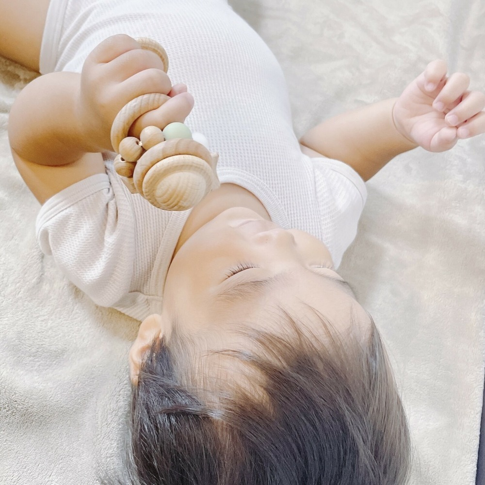 ▲預購▲【日本製】日本Labro 天然原木手工製作 嬰幼兒玩具 - 搖鈴(原裝出貨)-細節圖4