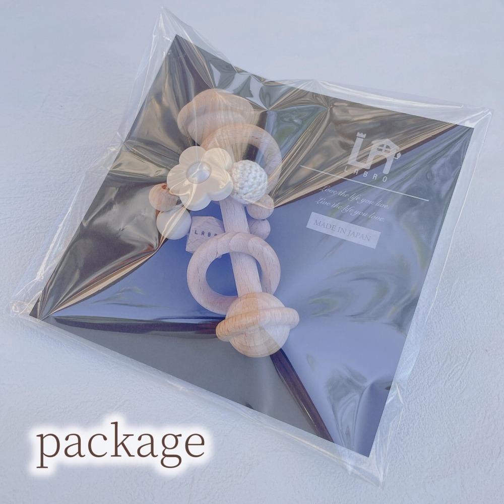 ▲預購▲【日本製】日本Labro 天然原木手工製作 嬰幼兒玩具 - 搖鈴(原裝出貨)-細節圖5