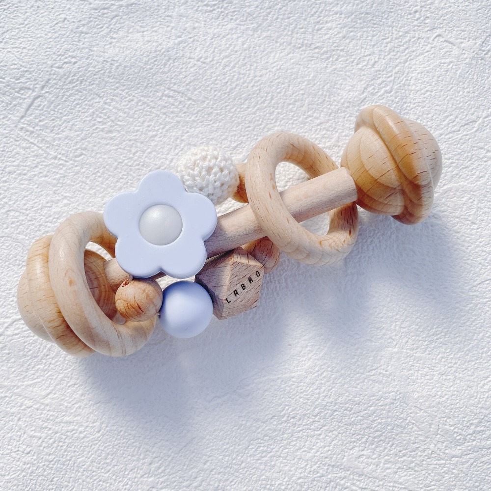▲預購▲【日本製】日本Labro 天然原木手工製作 嬰幼兒玩具 - 搖鈴(原裝出貨)-規格圖6