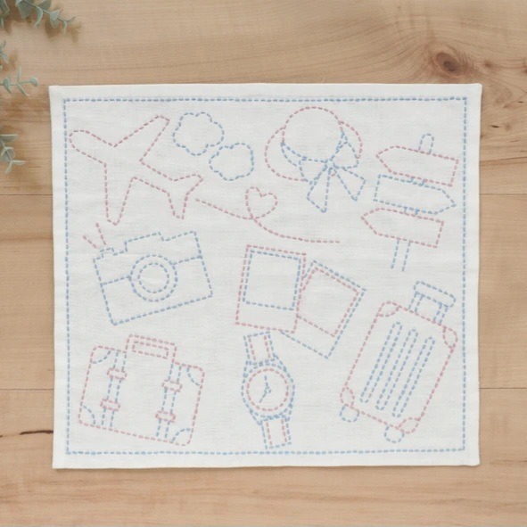 〔洗碗布1入〕 旅行 約30×34cm