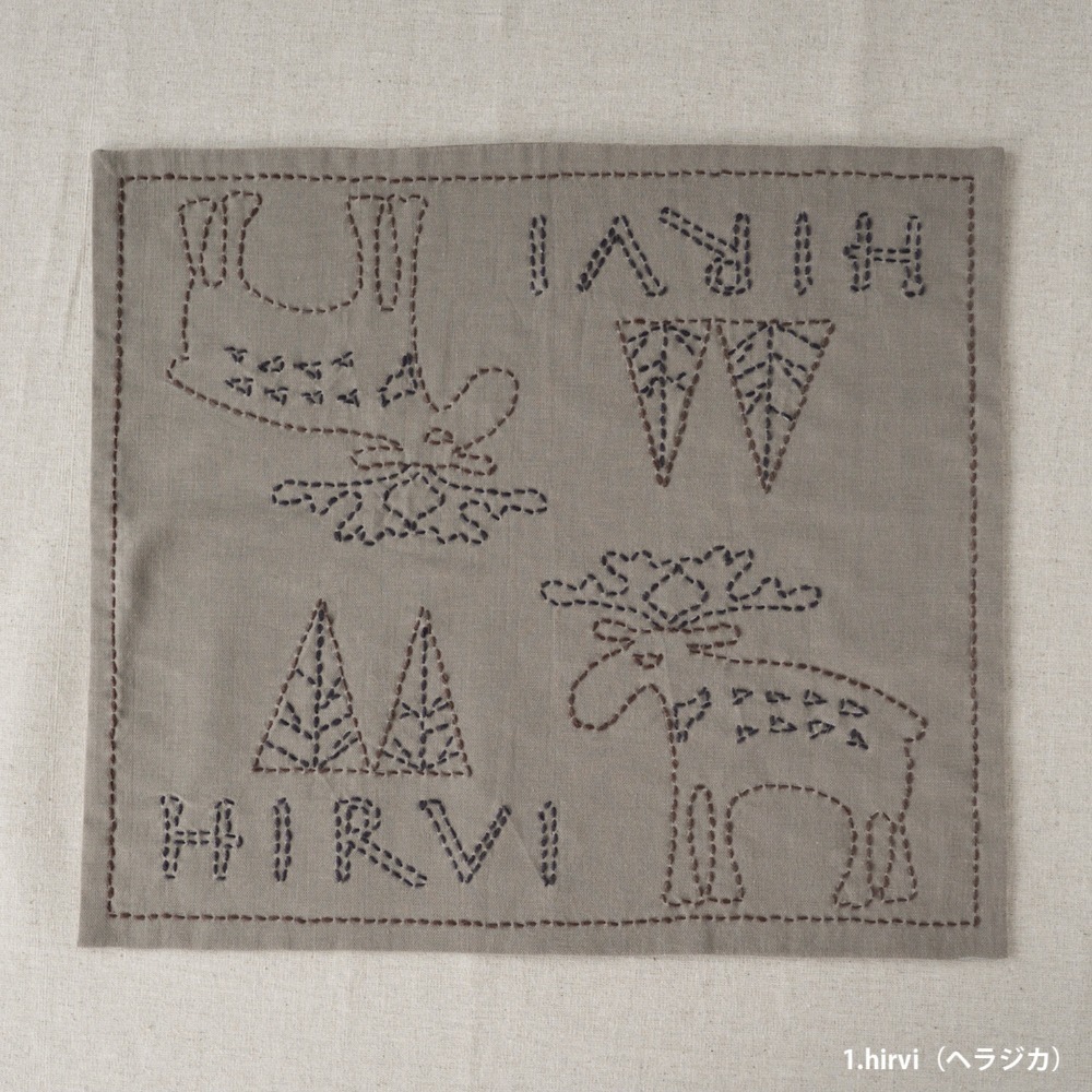 〔洗碗布1入〕麋鹿 約30×34cm