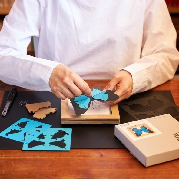 質感紙藝材料包♡簡單手作療癒靜心-昆蟲系列 日本製造-細節圖2