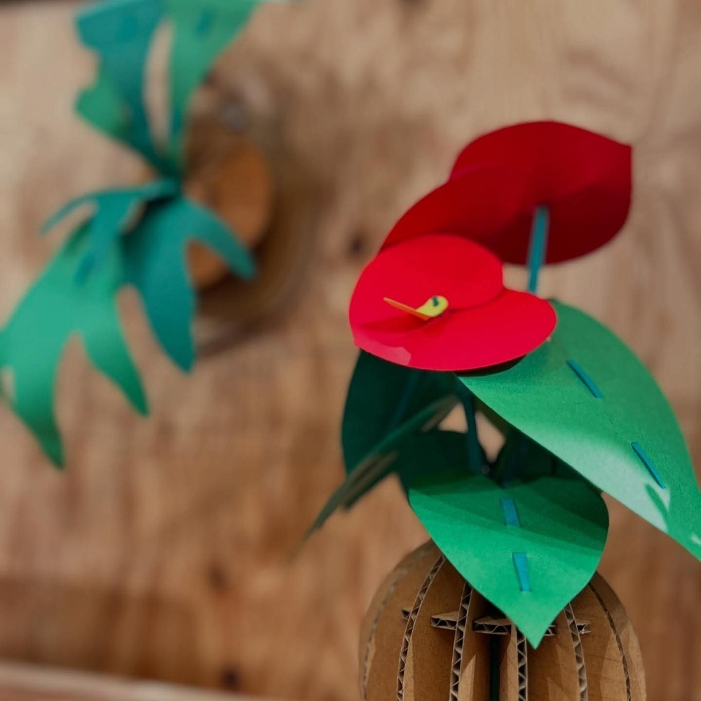 質感紙藝材料包♡簡單手作療癒靜心-植物系列 日本製造-細節圖2