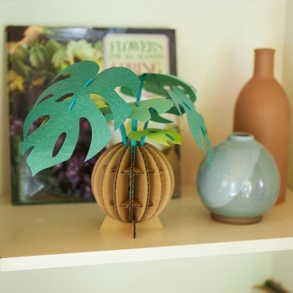 質感紙藝材料包♡簡單手作療癒靜心-植物系列 日本製造-規格圖4