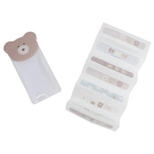 24hr出貨🦔日本製 Q-LIA Mokomoka 可愛小熊 絆創貼 OK繃 貼布 繃帶 ok蹦-細節圖4