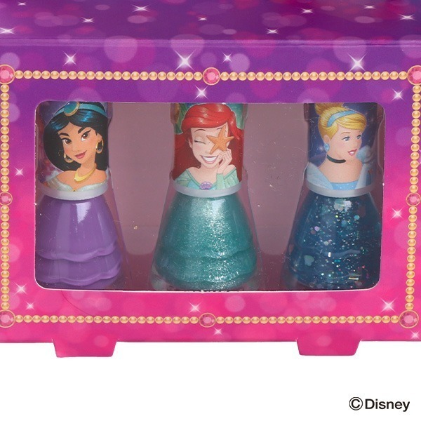 24hr出貨✈️日本限定 Disney 迪士尼公主 兒童指甲油 可撕式 禮物 亮片 珠光 指甲油 生日禮物 撕除式-細節圖7