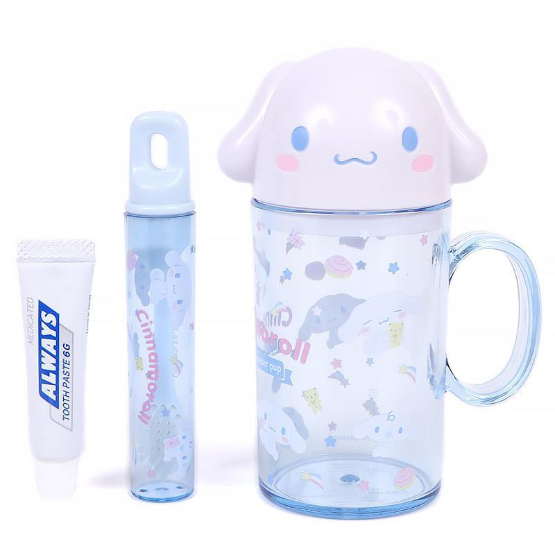 24hr出貨日本 sanrio 美樂蒂 牙刷 牙杯 酷洛米 牙刷組 旅行 外出攜帶 盥洗用品 kuromi kitty-細節圖8