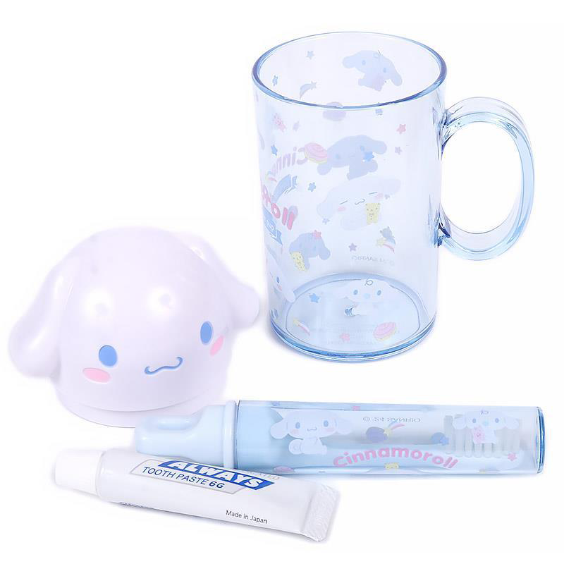 24hr出貨日本 sanrio 美樂蒂 牙刷 牙杯 酷洛米 牙刷組 旅行 外出攜帶 盥洗用品 kuromi kitty-細節圖9