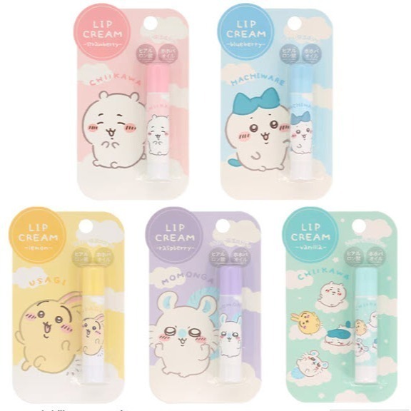 24hr出貨⚡️日本正版 吉伊卡哇 保溼護唇膏 大人小孩都可用 SHOBIDO 小八貓 兔兔 小桃鼠 烏薩奇 粧美堂-細節圖3