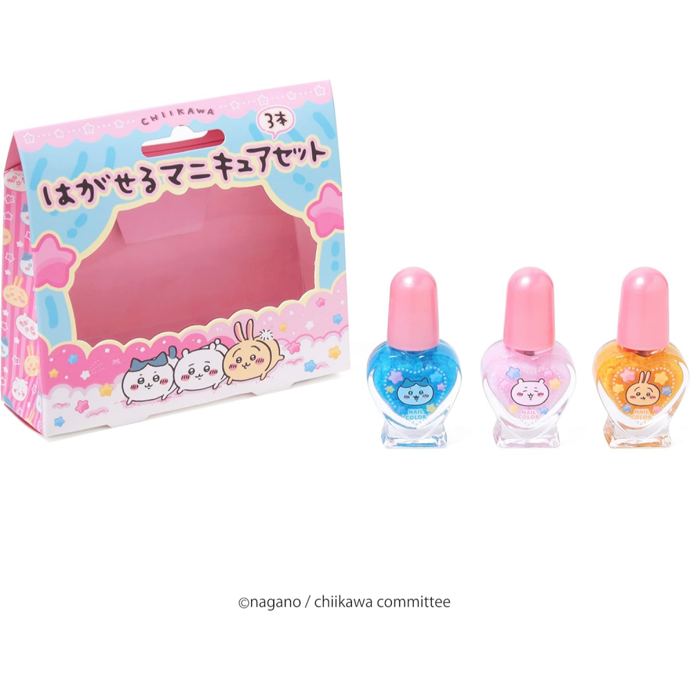 24hr出貨⚡️ 吉伊卡哇童用指甲油 可撕除式 免去光水 無刺激性 六歲以上適用 日本大廠公司貨 禮物 童用 兒童用-細節圖4