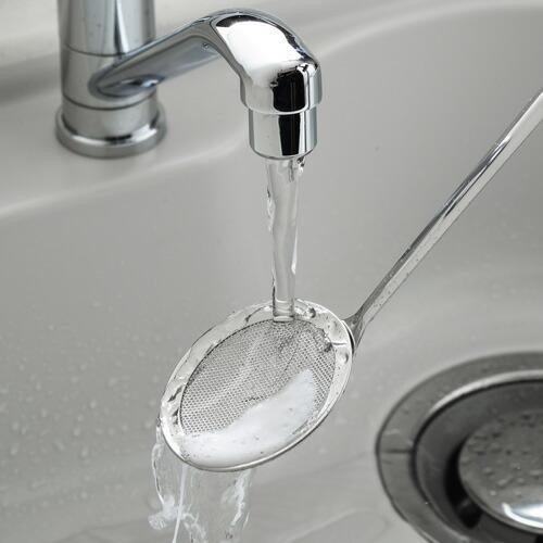 24hr出貨💗日本製 YOSHIKAWA 不鏽鋼濾網 浮沫濾勺 濾杓 撈油勺 火鍋濾勺 撈油渣 撈網 極細孔 泡沫-細節圖6