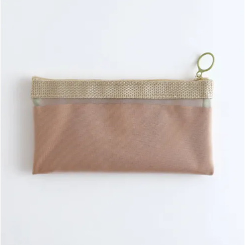 24hr出貨⚡️日本 Green Flash 三層網狀筆袋 透明筆袋 大容量文具袋 筆袋 A5收納袋 系辦禮物 禮物-細節圖5