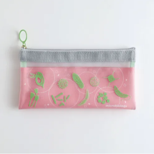 24hr出貨⚡️日本 Green Flash 三層網狀筆袋 透明筆袋 大容量文具袋 筆袋 A5收納袋 系辦禮物 禮物-細節圖8