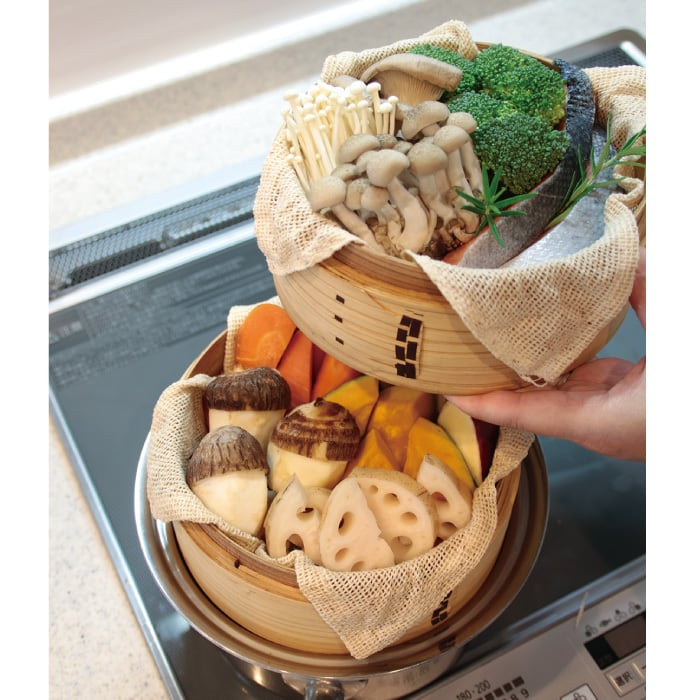 24hr出貨⚡️日本進口 雪松竹蒸籠 港式飲茶 燒賣 小籠包 蒸餃 中華蒸籠 日式蒸籠 雅竹 蒸籠托盤 蒸籠托架-細節圖4