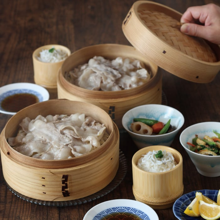 24hr出貨⚡️日本進口 雪松竹蒸籠 港式飲茶 燒賣 小籠包 蒸餃 中華蒸籠 日式蒸籠 雅竹 蒸籠托盤 蒸籠托架-細節圖5