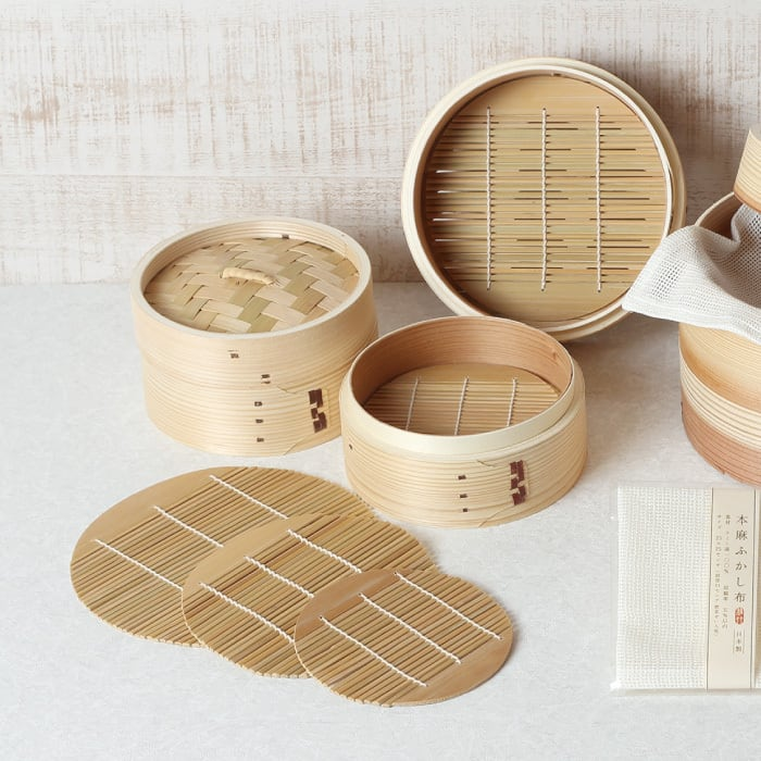 24hr出貨⚡️日本進口 雪松竹蒸籠 港式飲茶 燒賣 小籠包 蒸餃 中華蒸籠 日式蒸籠 雅竹 蒸籠托盤 蒸籠托架-細節圖7